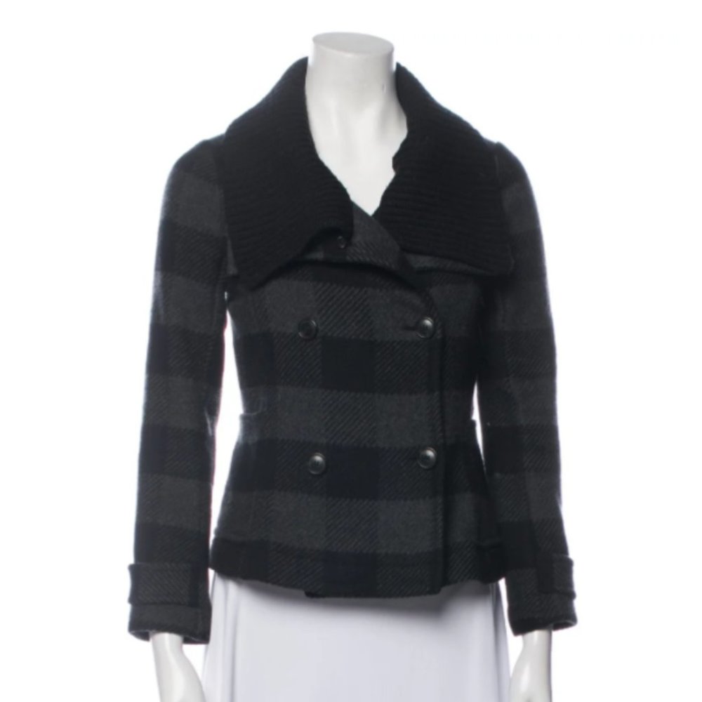 Theory Plaid Print Jacket